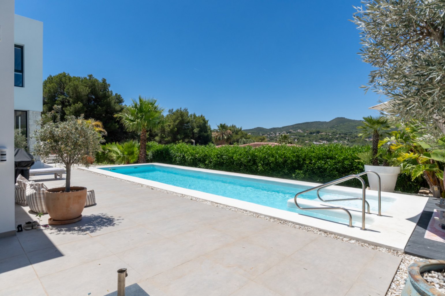 Piscina y terraza