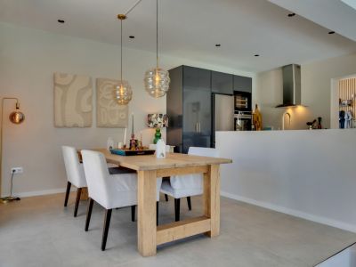 Comedor y cocina abierta