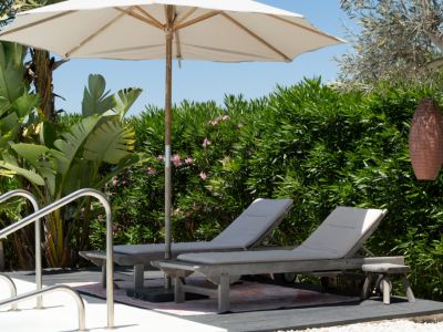 Terraza de la piscina