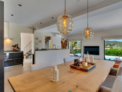 Comedor y cocina abierta