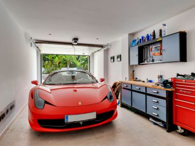 Interior del garaje