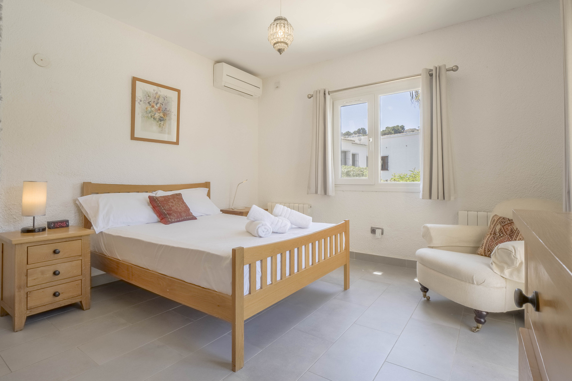 Dormitorio de la villa