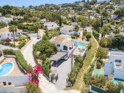 Vista aérea de la villa