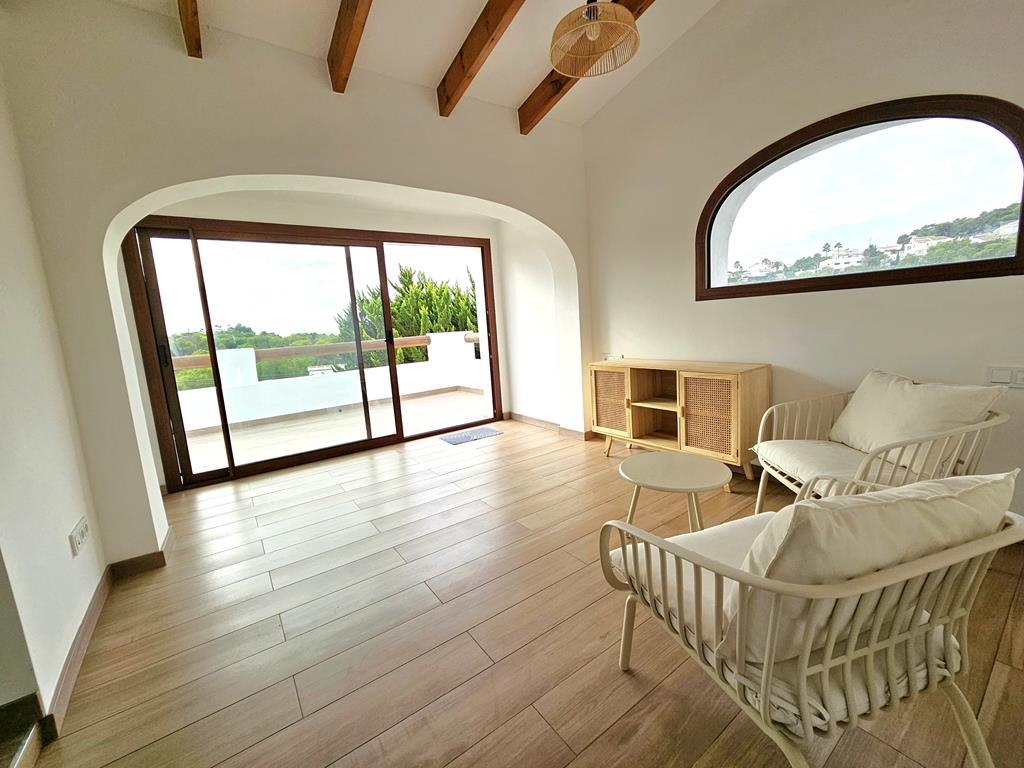Salón con acceso a la terraza