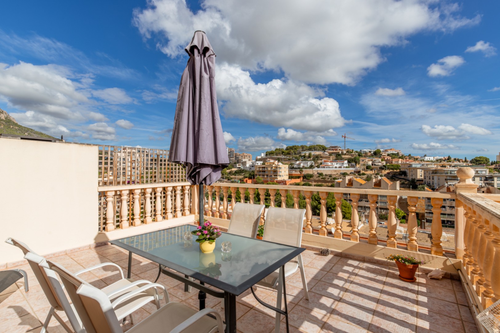 Terraza con vistas