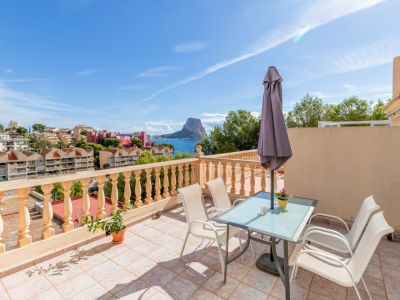 Terraza con vistas al mar
