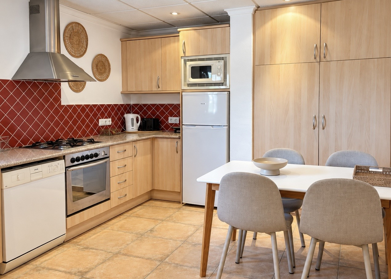 Cocina de la casa de invitados