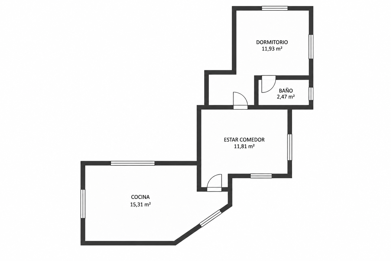 Plano de la casa de invitados