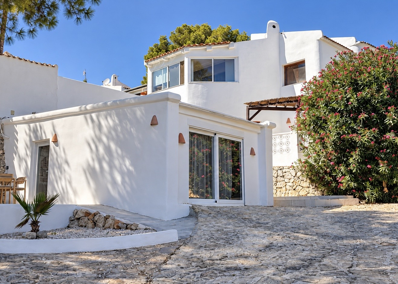 Exterior de la villa