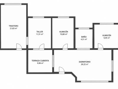 Plano de planta inferior