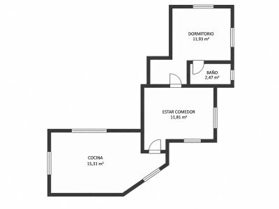 Plano de la casa de invitados