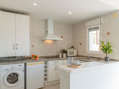 Cocina abierta con barra