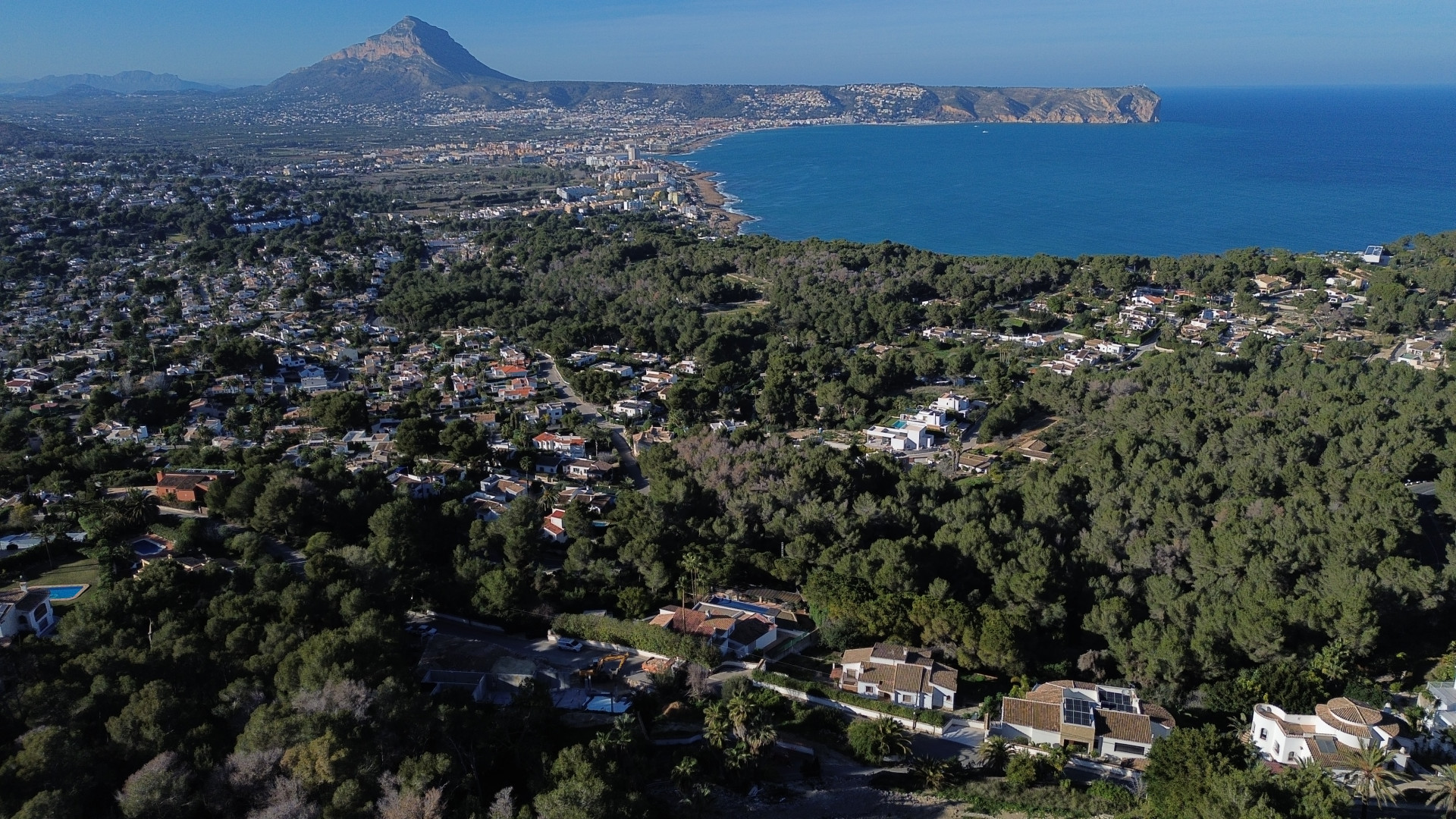 Vista aérea del entorno
