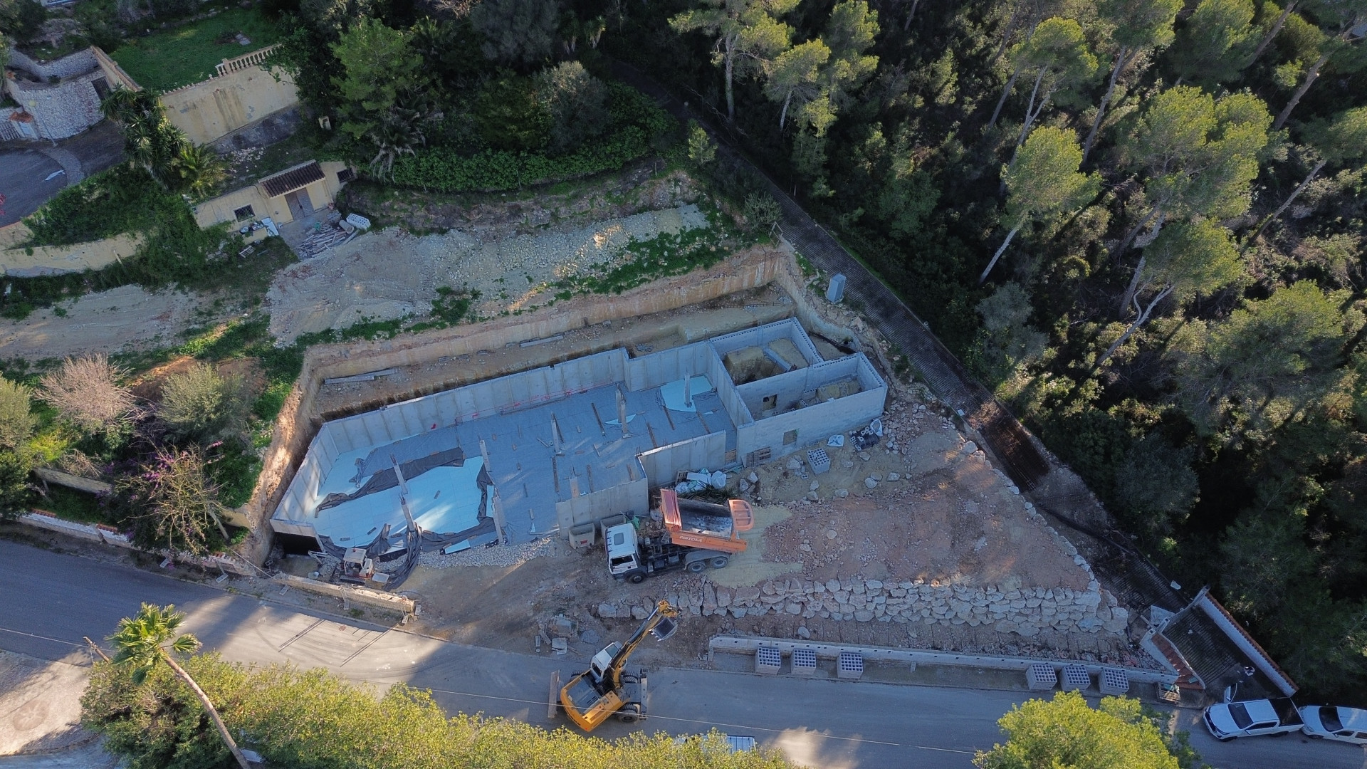 Villa en construcción