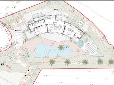 Plano de planta y parcela