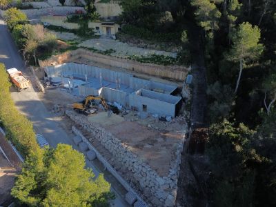 Villa en construcción