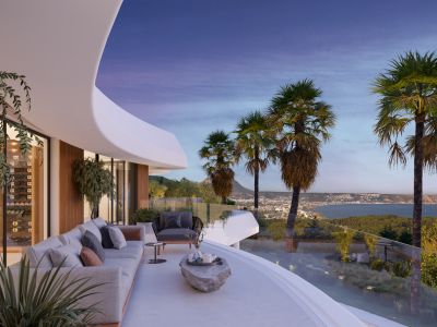 Terraza con vistas al mar
