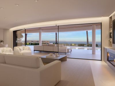 Salón con vistas al mar