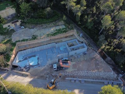 Villa en construcción