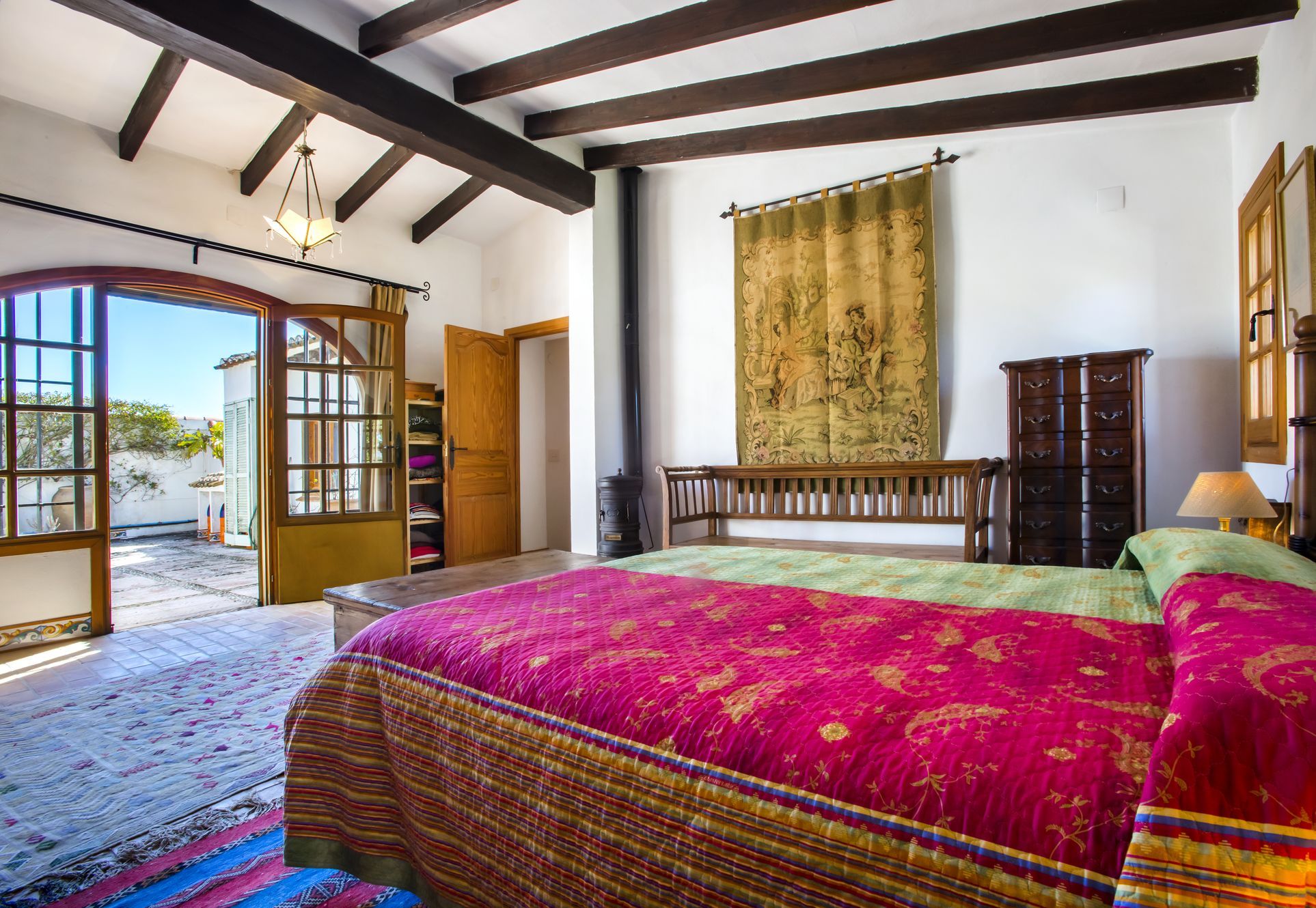 Finca tradicional mediterránea en Jávea con vistas al mar