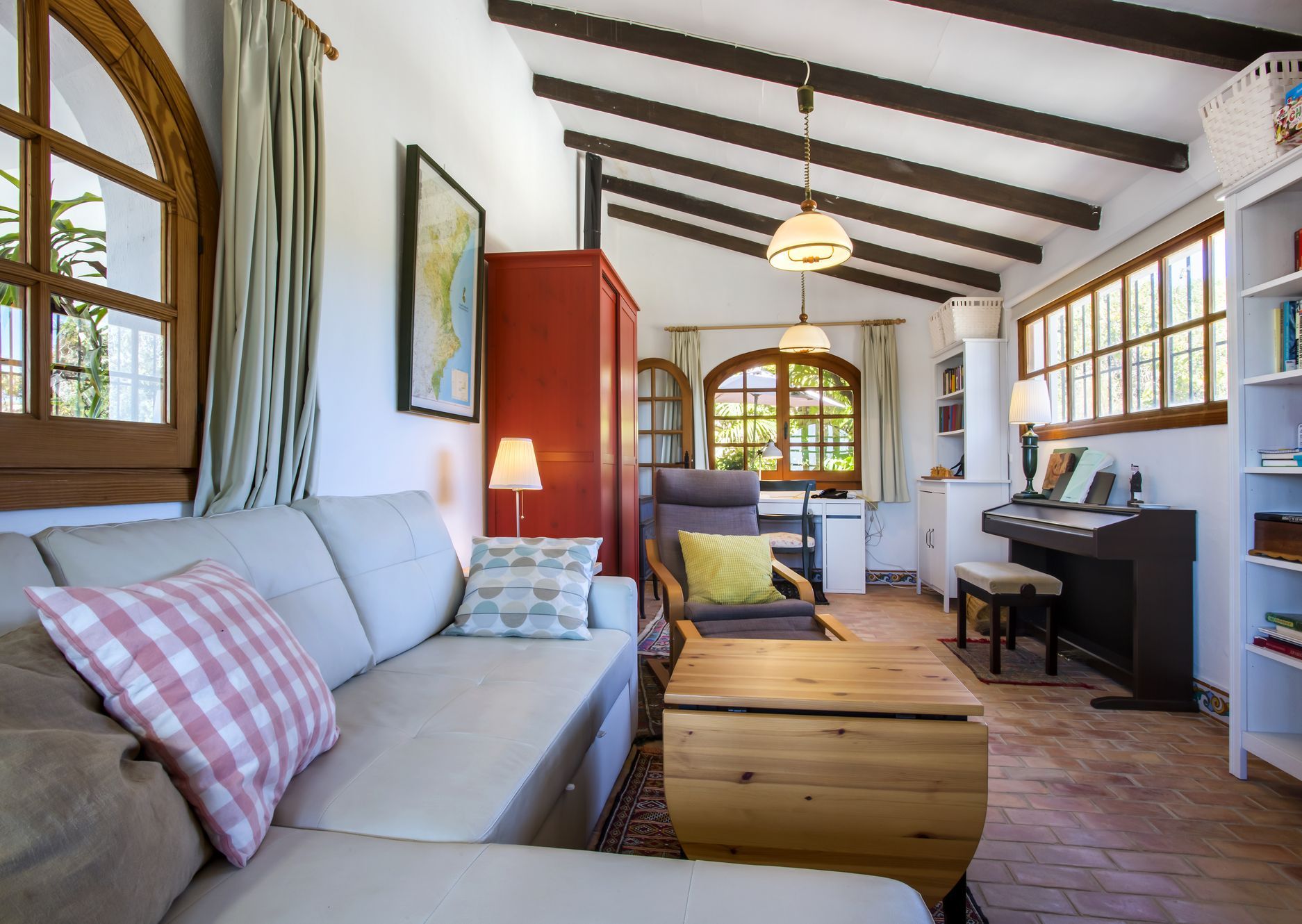 Finca tradicional mediterránea en Jávea con vistas al mar