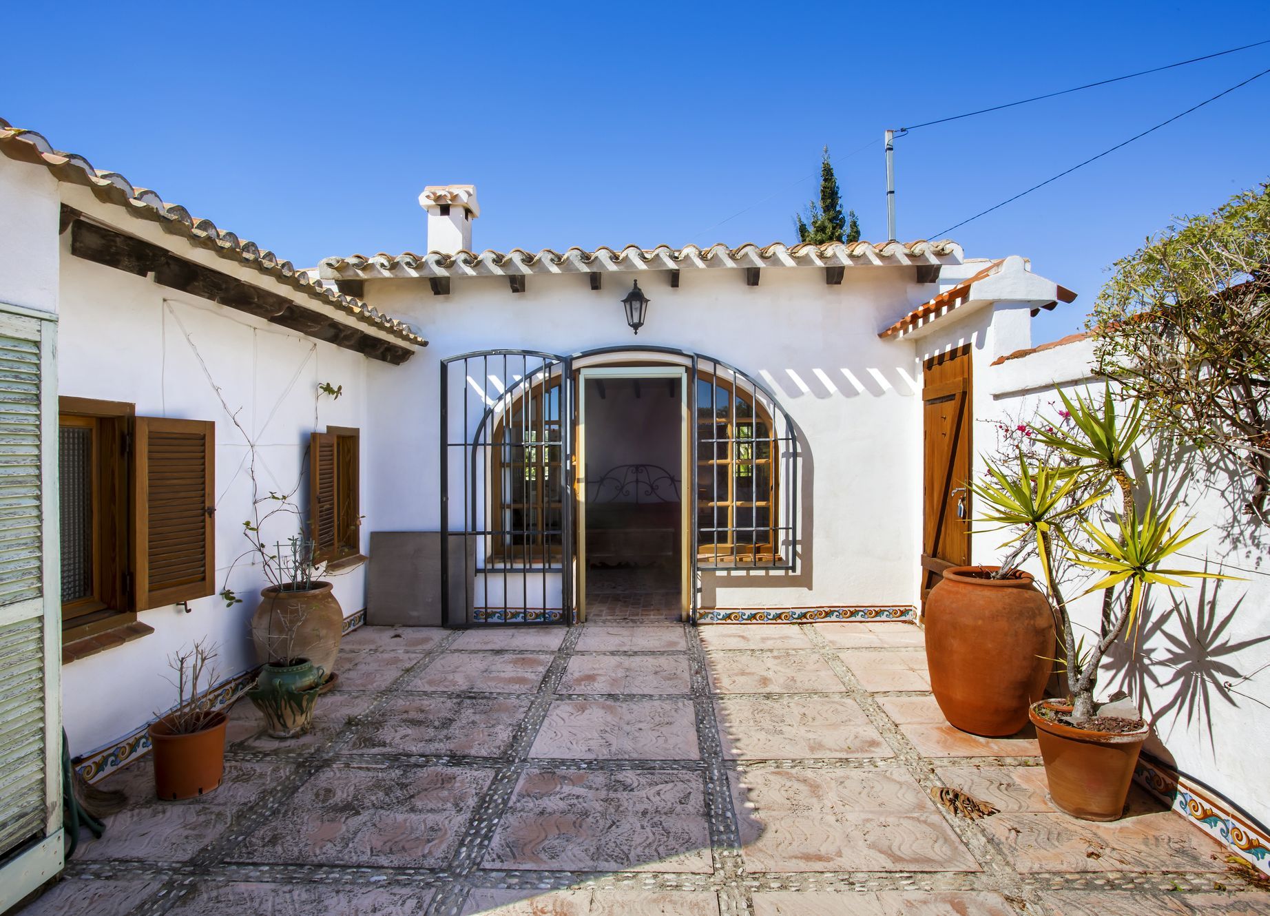 Finca tradicional mediterránea en Jávea con vistas al mar
