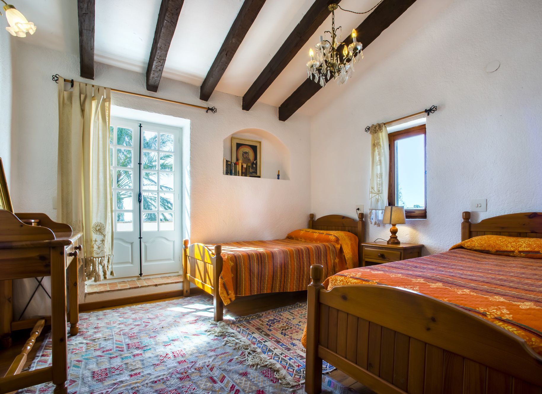 Finca tradicional mediterránea en Jávea con vistas al mar