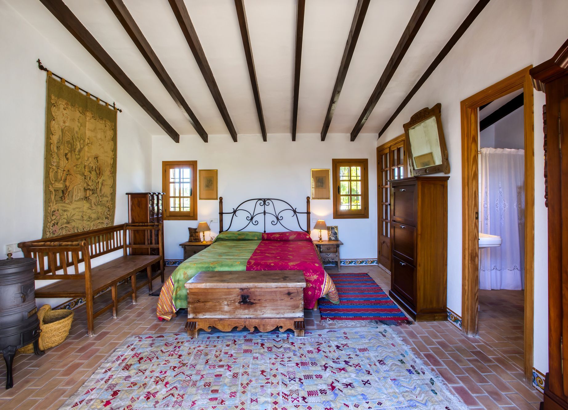 Finca tradicional mediterránea en Jávea con vistas al mar