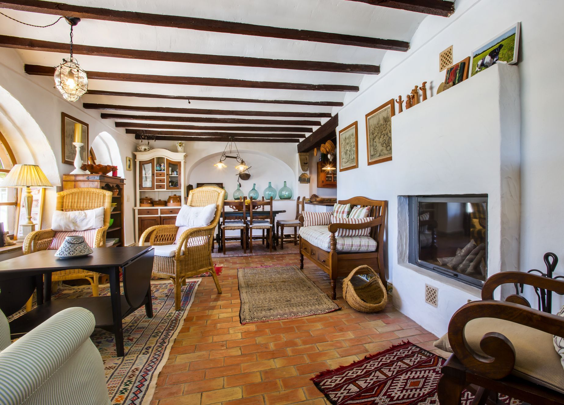 Finca tradicional mediterránea en Jávea con vistas al mar