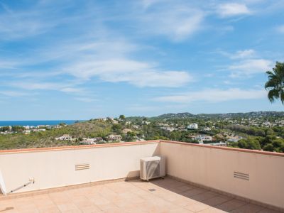 Terraza con vistas al mar