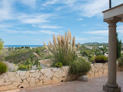 Terraza con vistas al mar