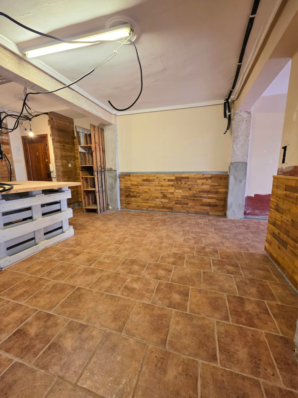 Salón en renovación Salón en renovación