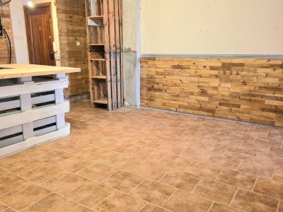 Salón y cocina abierta