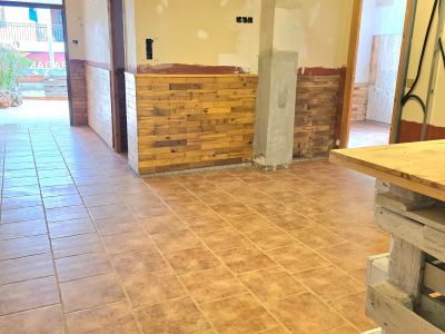 Salón comedor en renovación