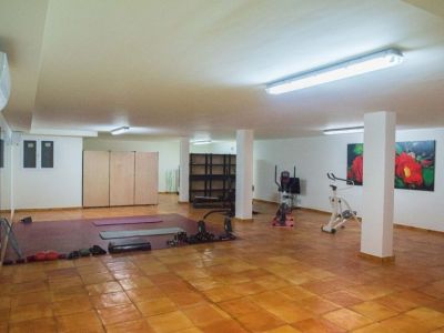 Gimnasio en el sótano