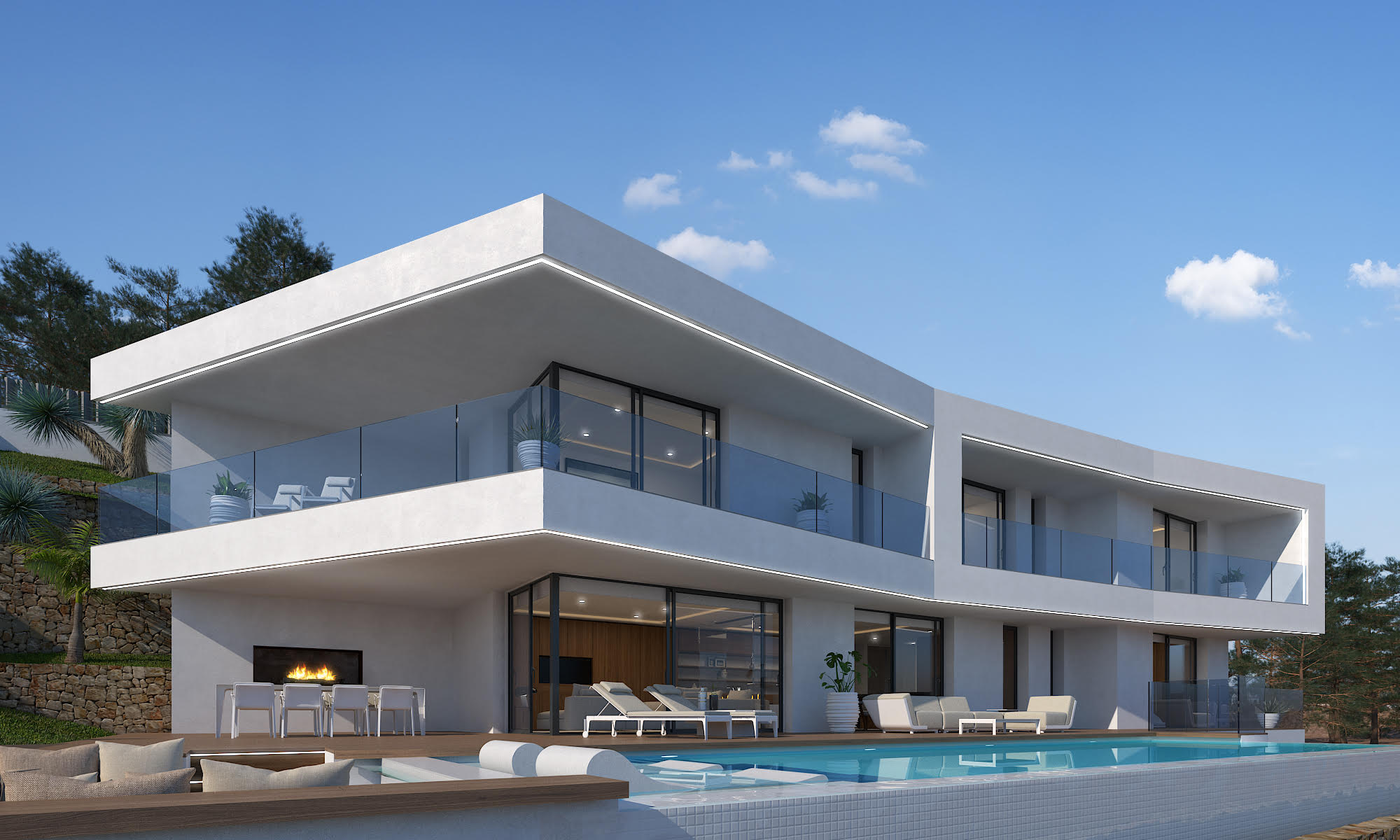 Villa de lujo moderna con vistas al mar en Jávea