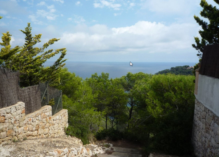 Terrenos llanos edificables con vistas al mar en Jávea